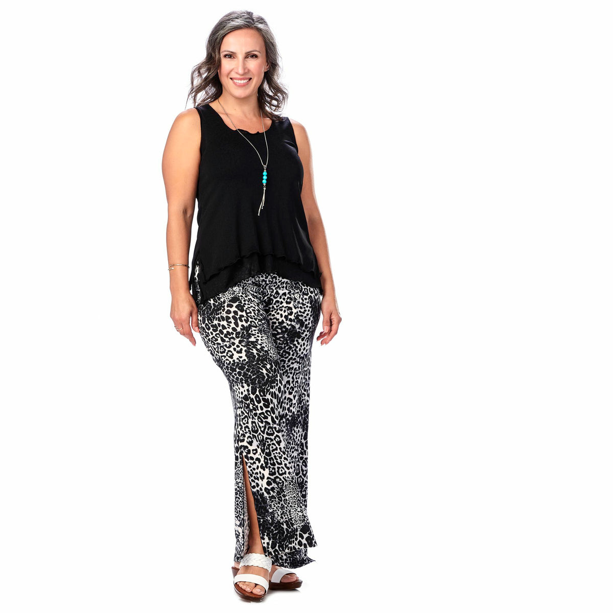 Slit Palazzo Pant