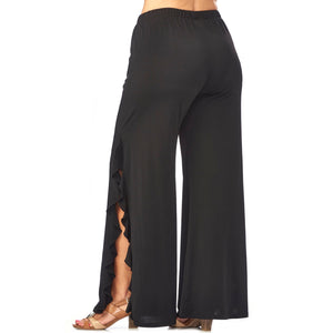 High Slit Ruffled Pant