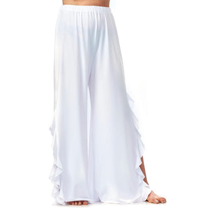 High Slit Ruffled Pant