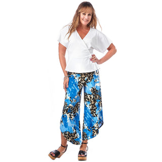Dolphin-Hem Wrap Pant