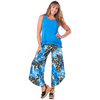 Dolphin-Hem Wrap Pant