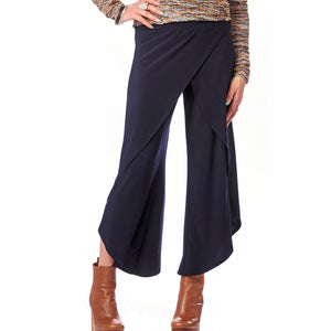 Wrap Dolphin-Hem Pant