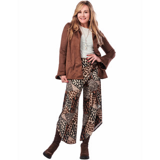 Wrap Dolphin-Hem Pant