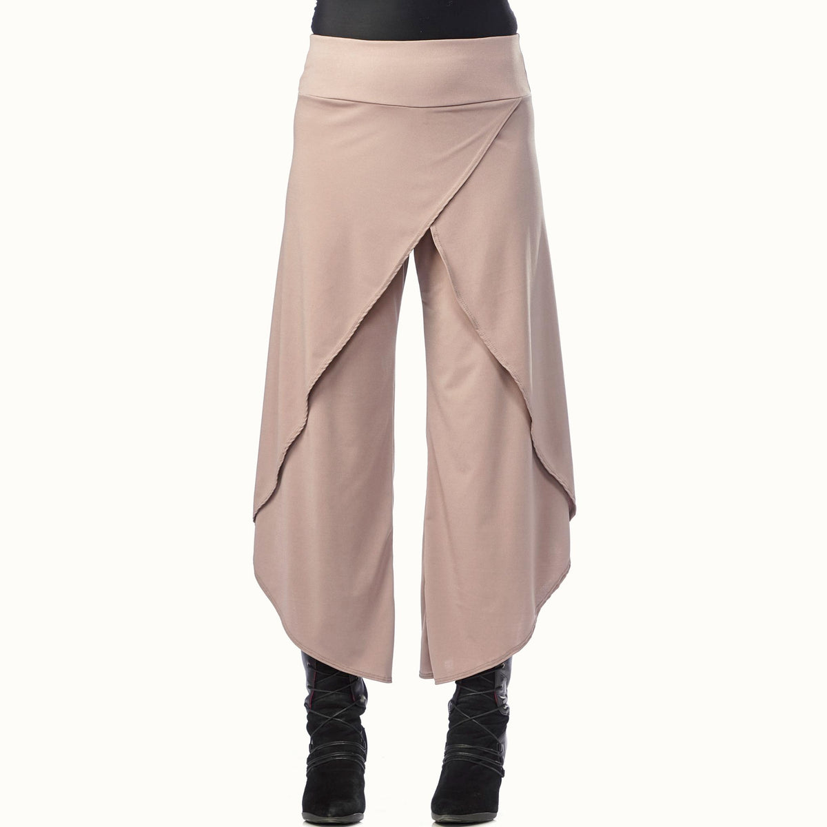 Wrap Dolphin-Hem Pant