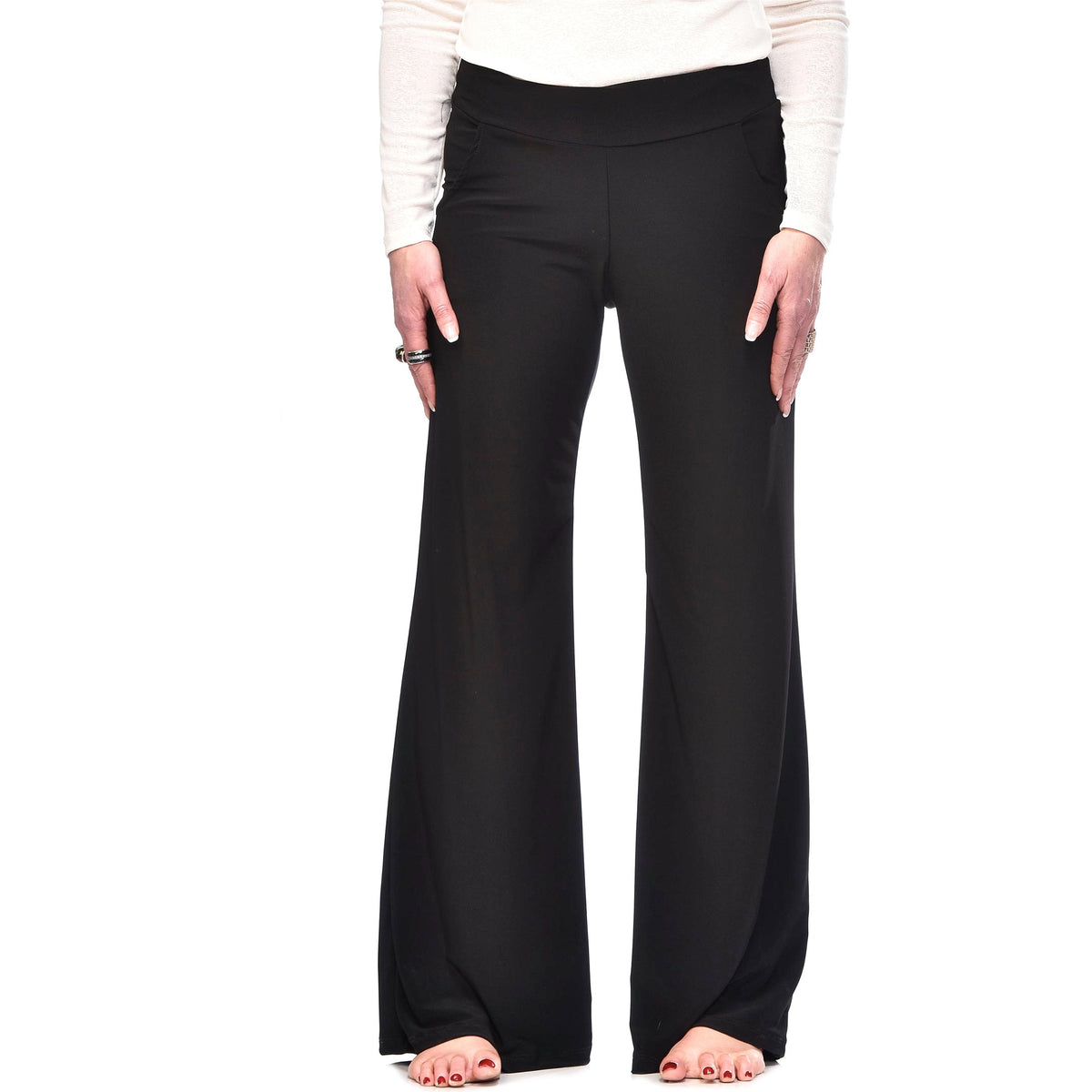 Flared Pocketed Trouser
