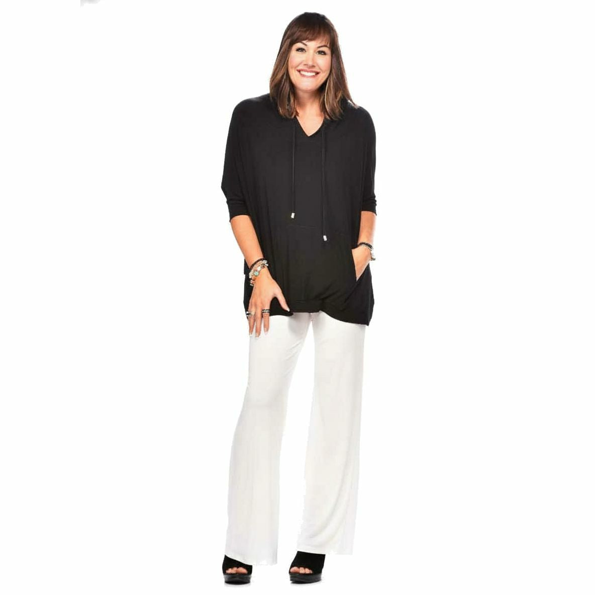 Flared Pocketed Trouser