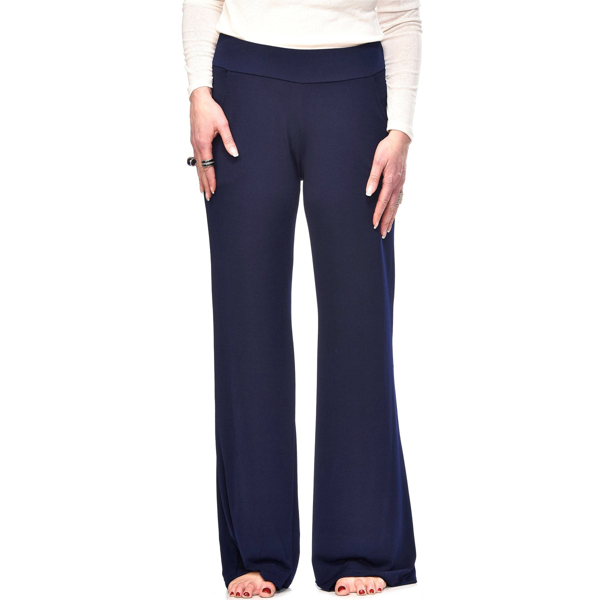 Flared Pocketed Trouser