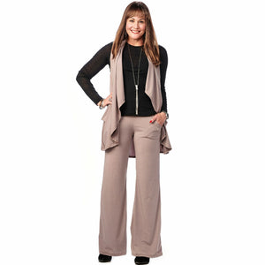 Flared Pocketed Trouser