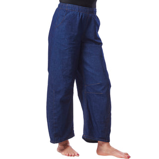 Denim Loose Barrel Trouser