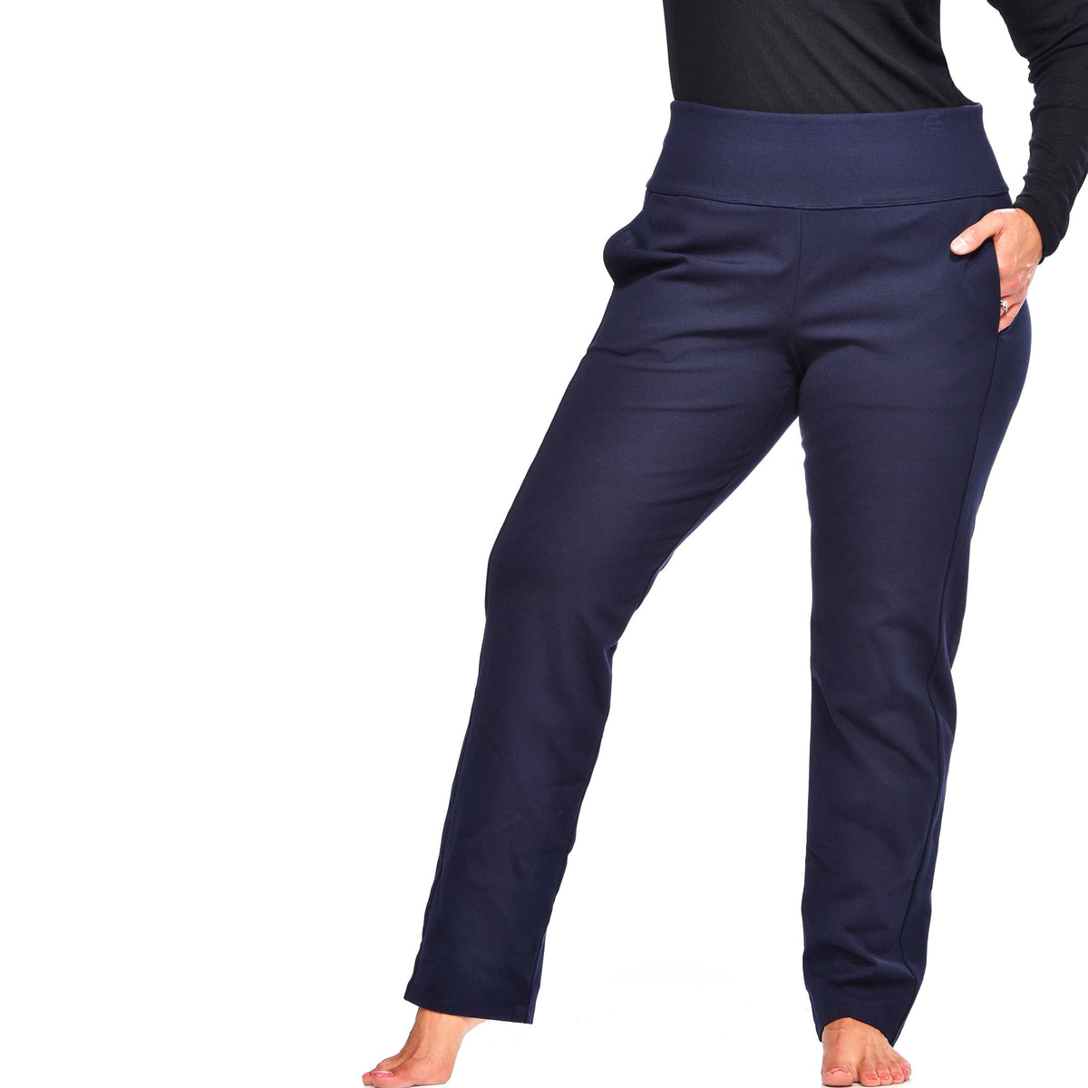 Slim Straight Pocketed Trouser