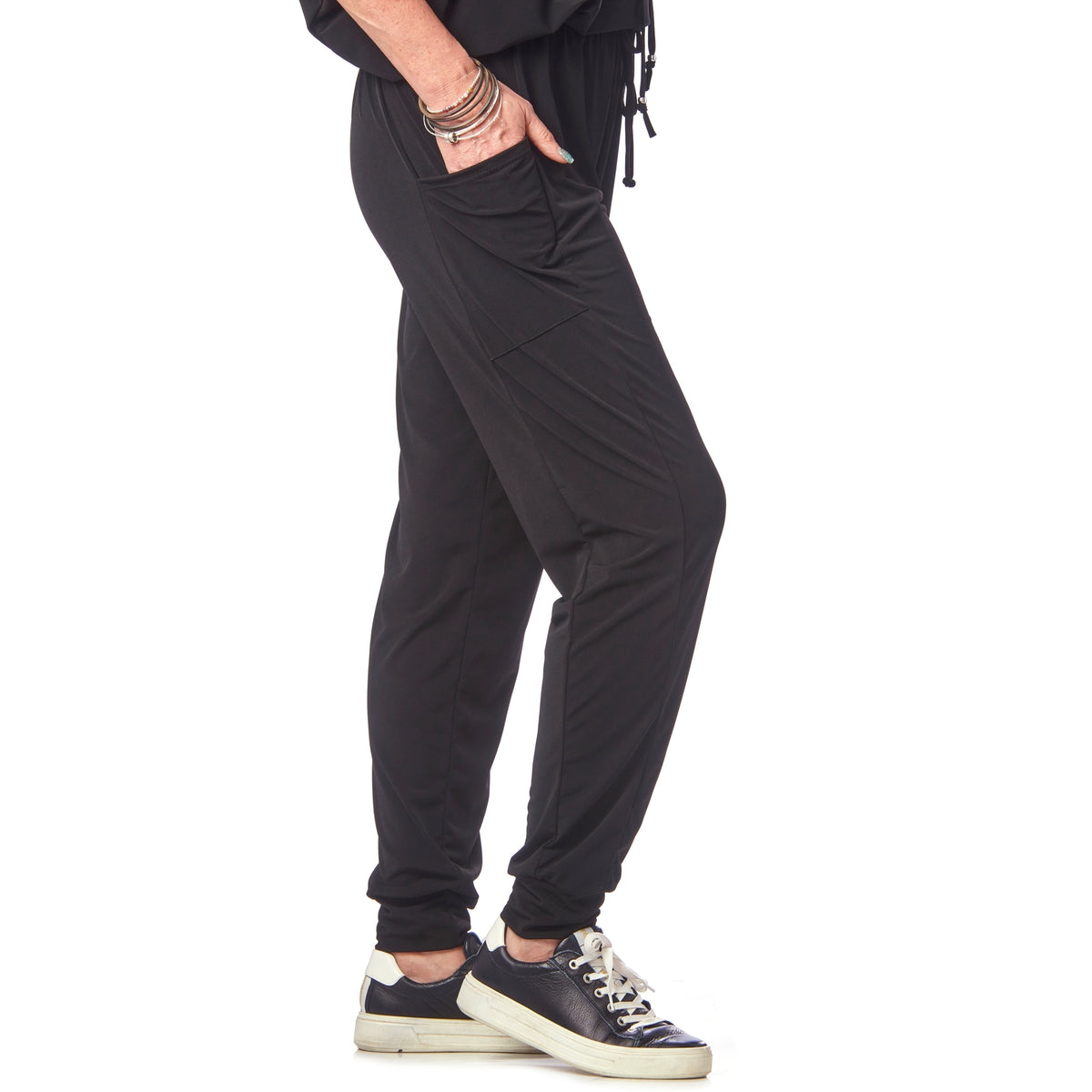 Pocketed Cuffed Jogger Pant