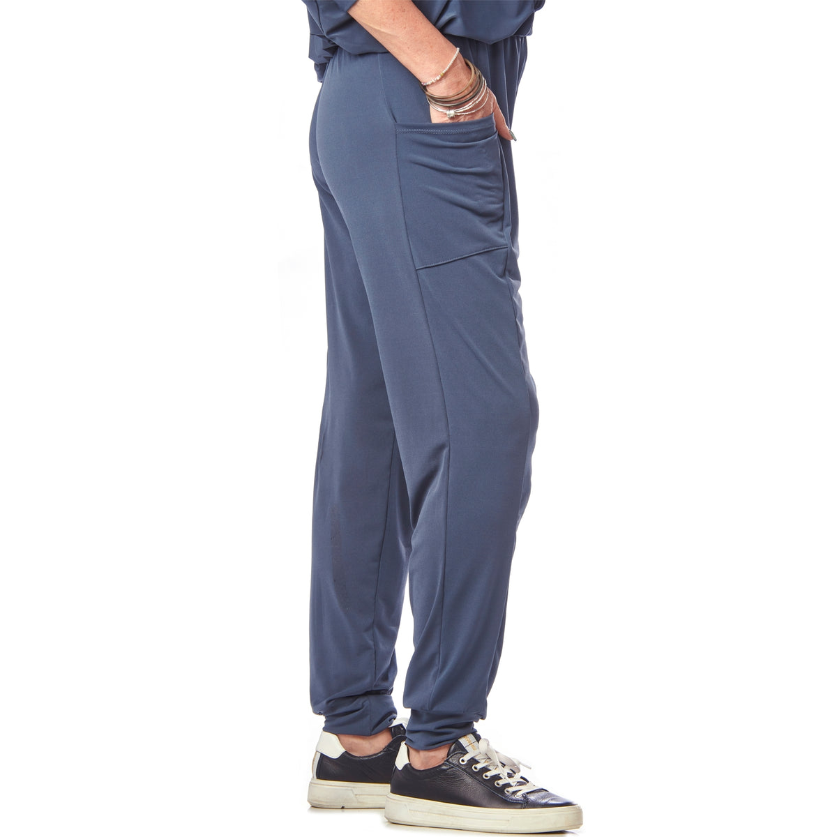 Pocketed Cuffed Jogger Pant