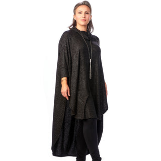 Flowy Cowl Neck Maxi Tunic