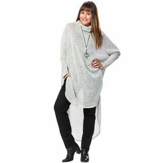 Flowy Cowl Neck Maxi Tunic