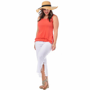 Gauze Layered Tank Top
