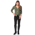 Ribbed Knit Crossover Top