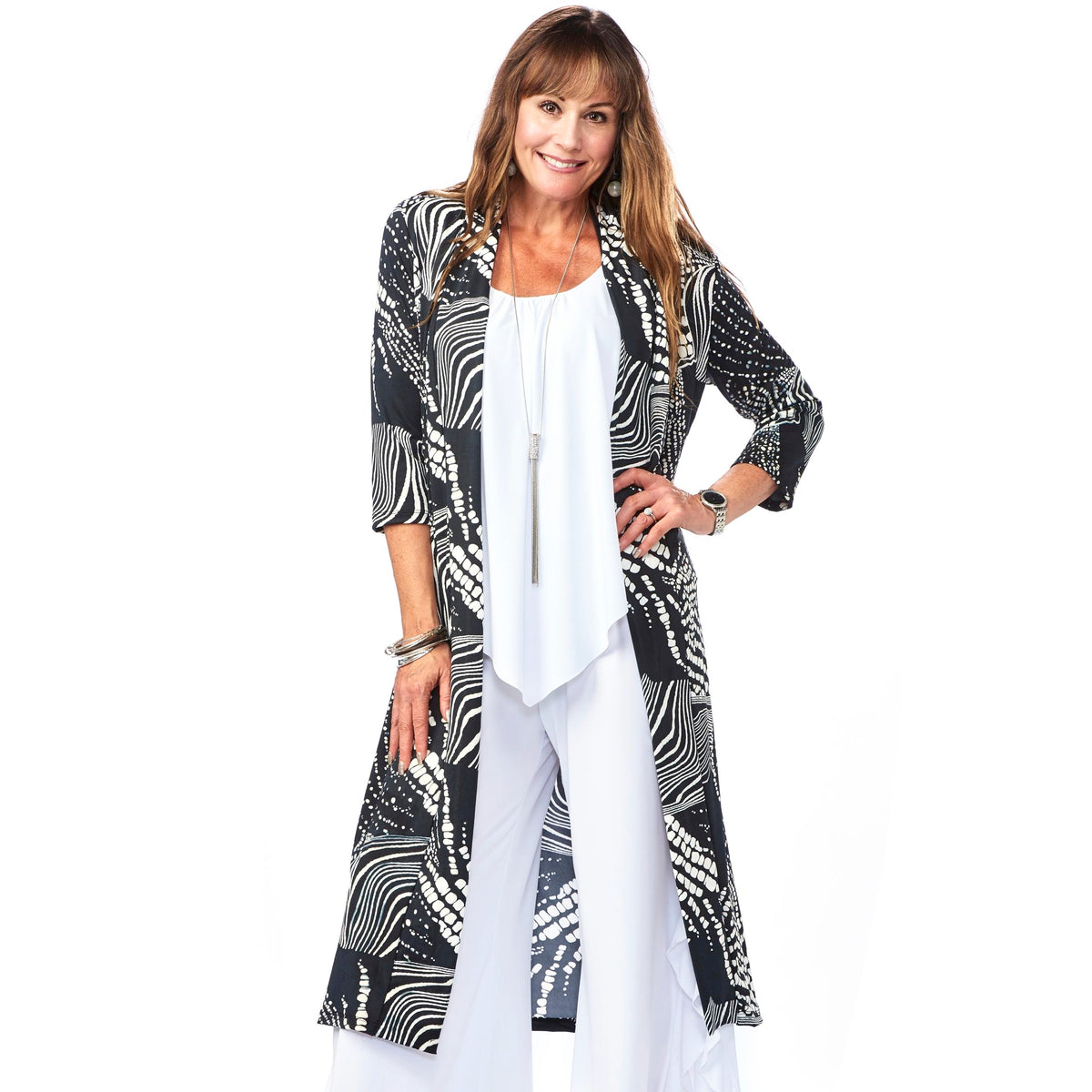 Long Print Duster