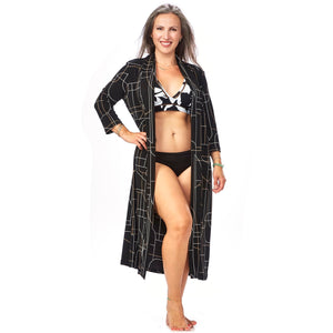 Long Print Duster