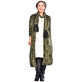 Print Velvet Duster