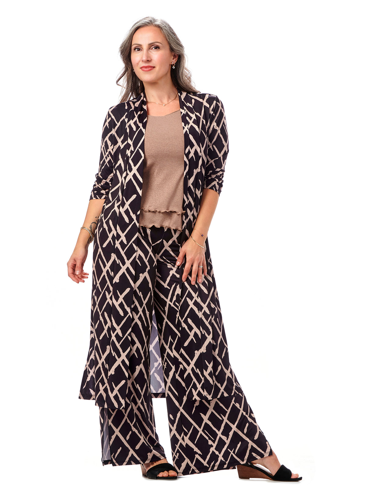 Long Print Duster