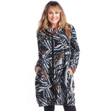 Cowl Neck Tunic Dress with Pockets