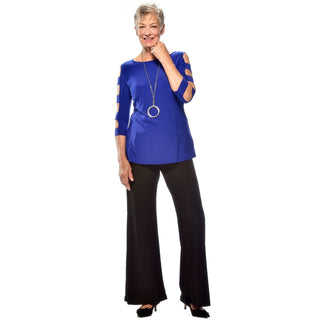 Ladder Sleeve Tunic Top