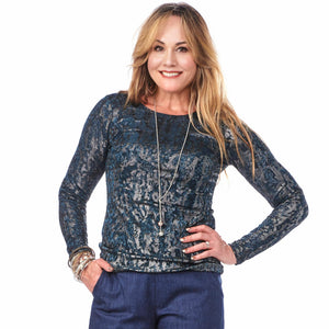 Classic Long Sleeve Crew Neck Top
