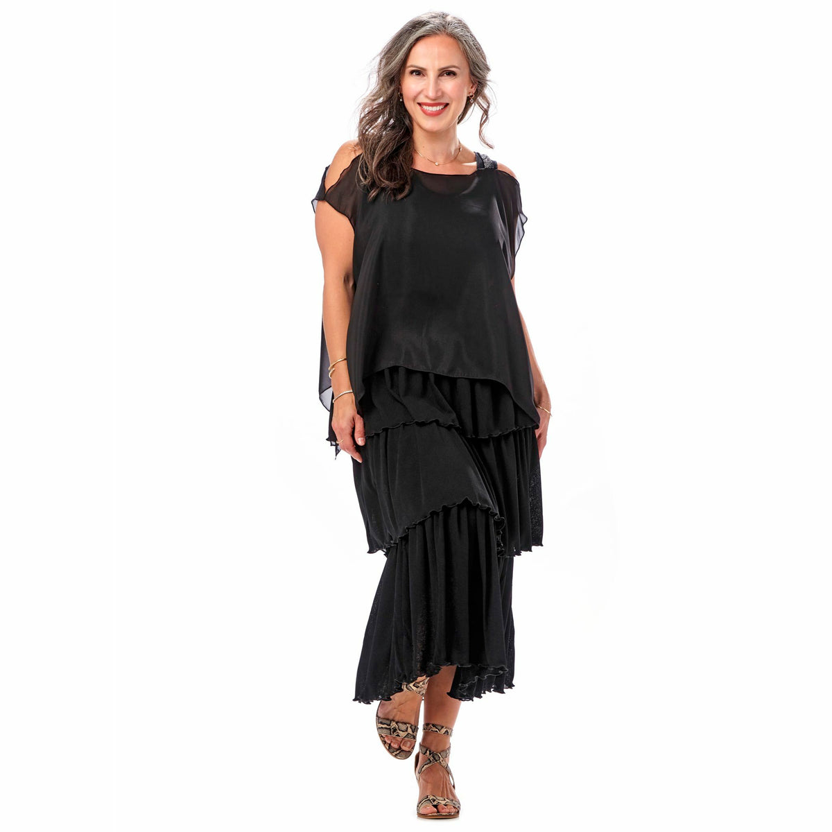 Chiffon Evening Overlay