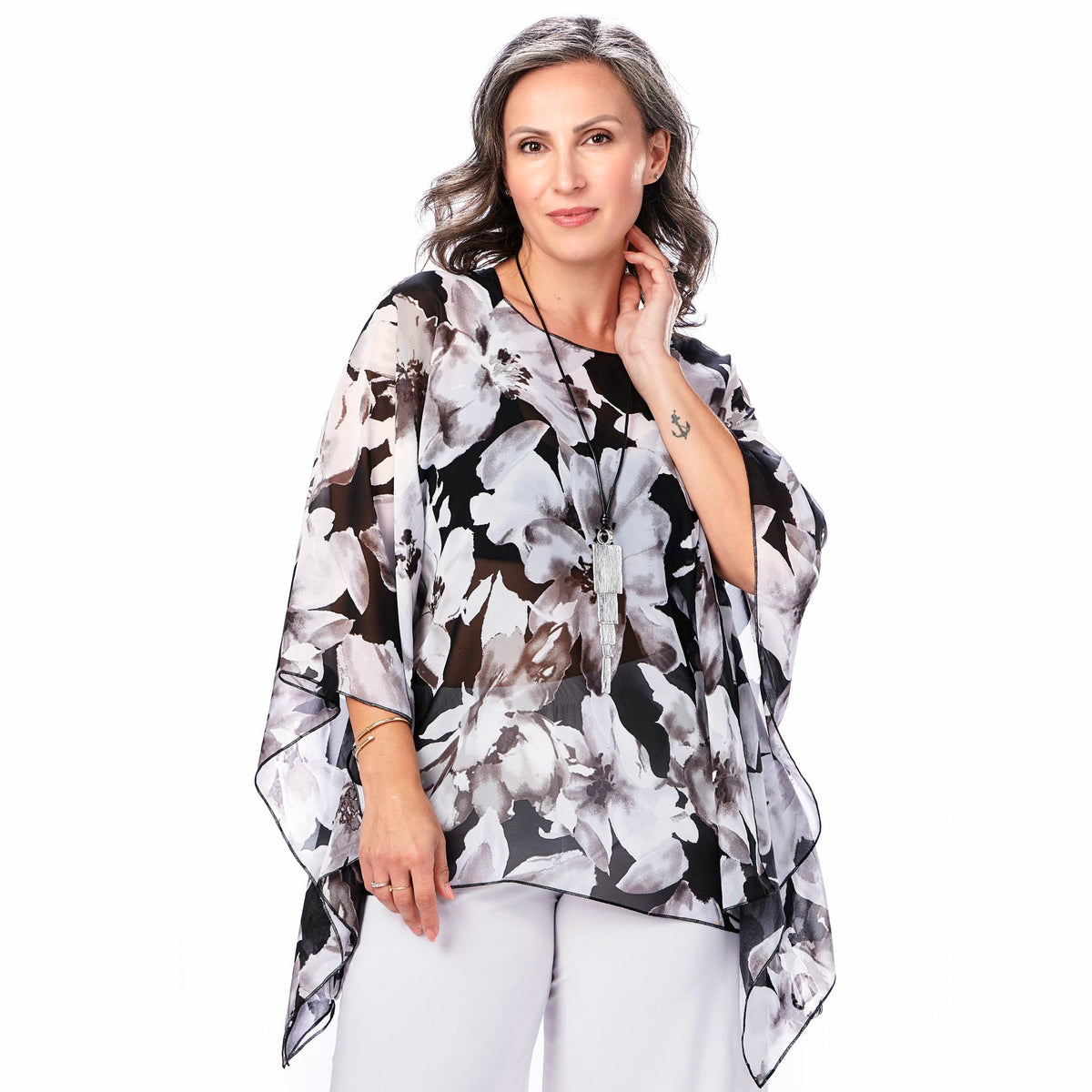 Ruched Overlay