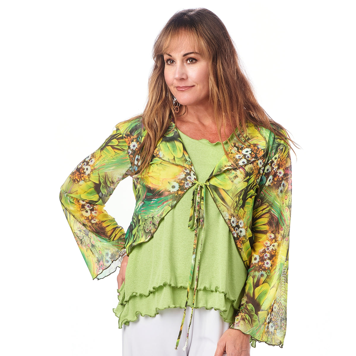 Ruffled Bolero