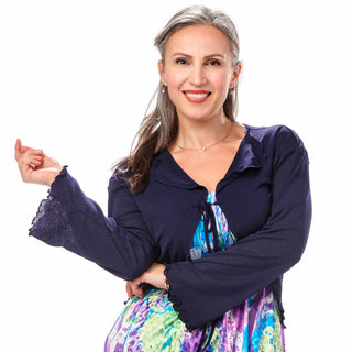 Gauze Ruffled Bolero