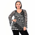 V-Neck Mesh Top
