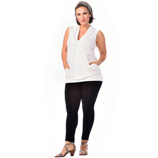 Draped Pocketed Top