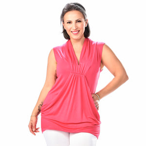 Draped Pocketed Top