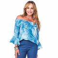 Boho Bell Sleeve Peasant Top