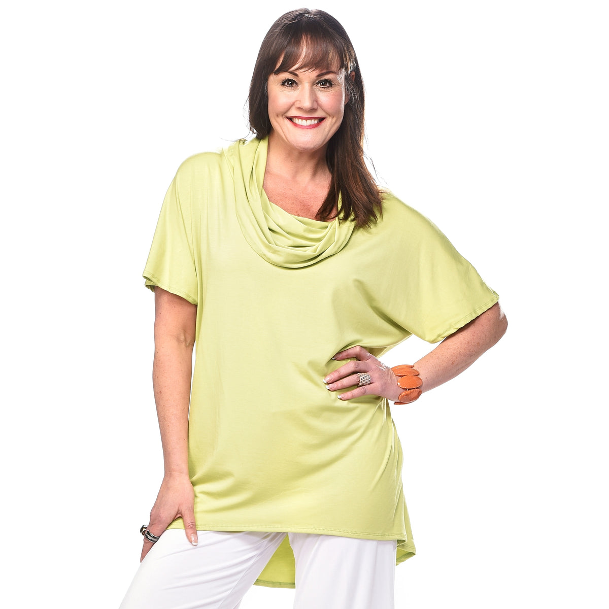 Bamboo Casual Cowl T-Shirt