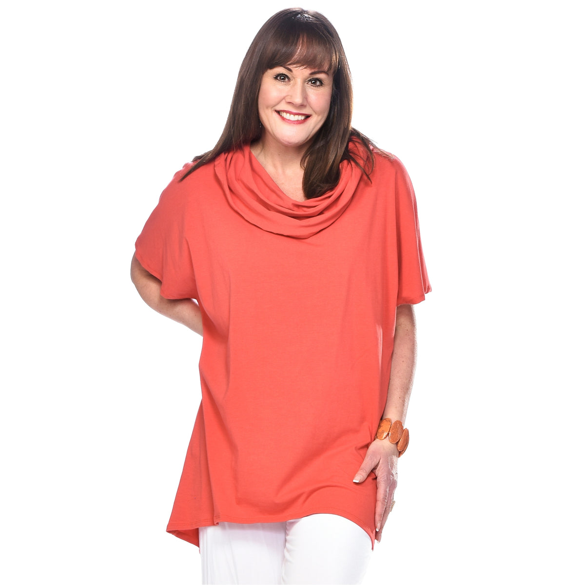 Bamboo Casual Cowl T-Shirt