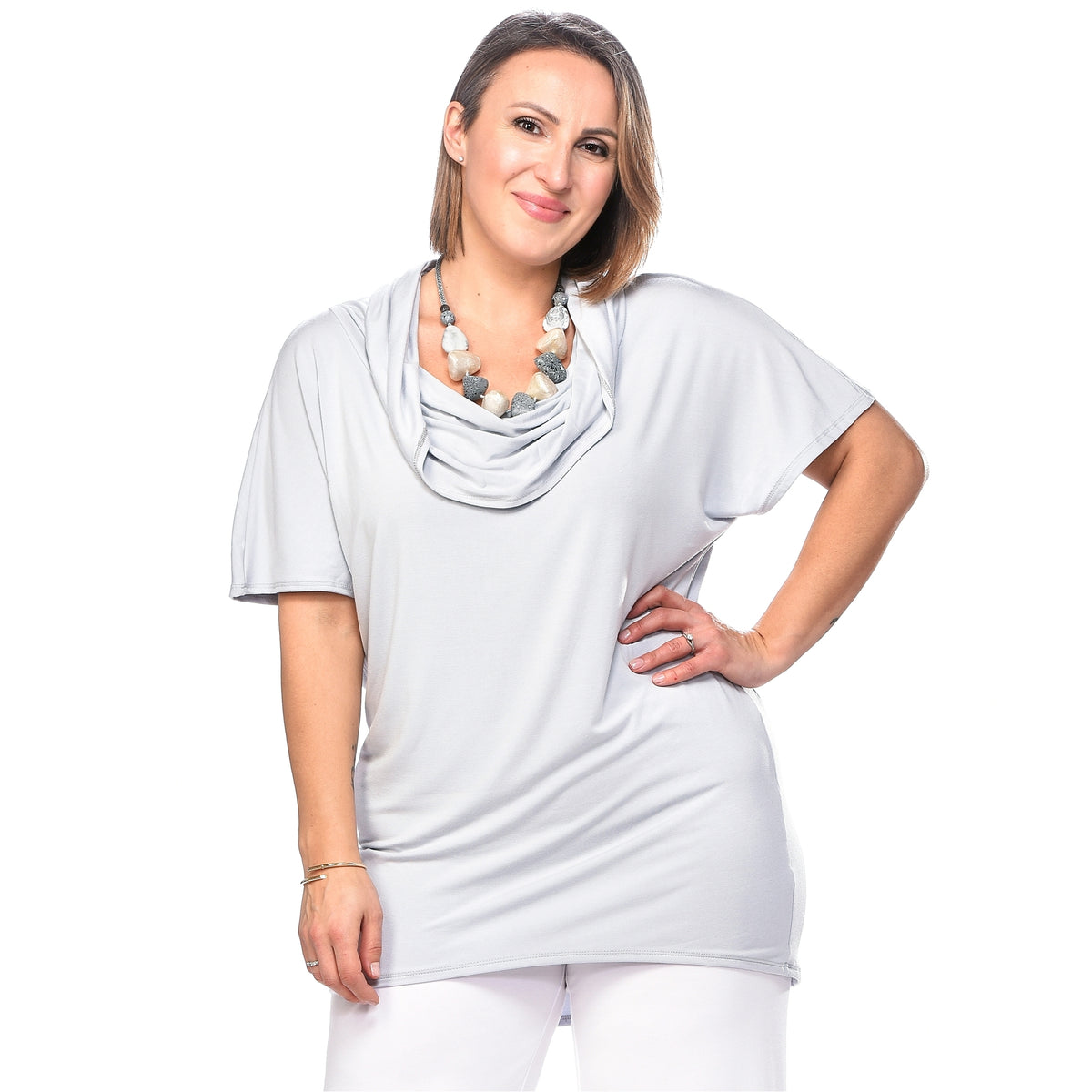 Bamboo Casual Cowl T-Shirt