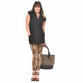 Pocketed Surplice Top