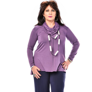 Bamboo Cowl Collar Top