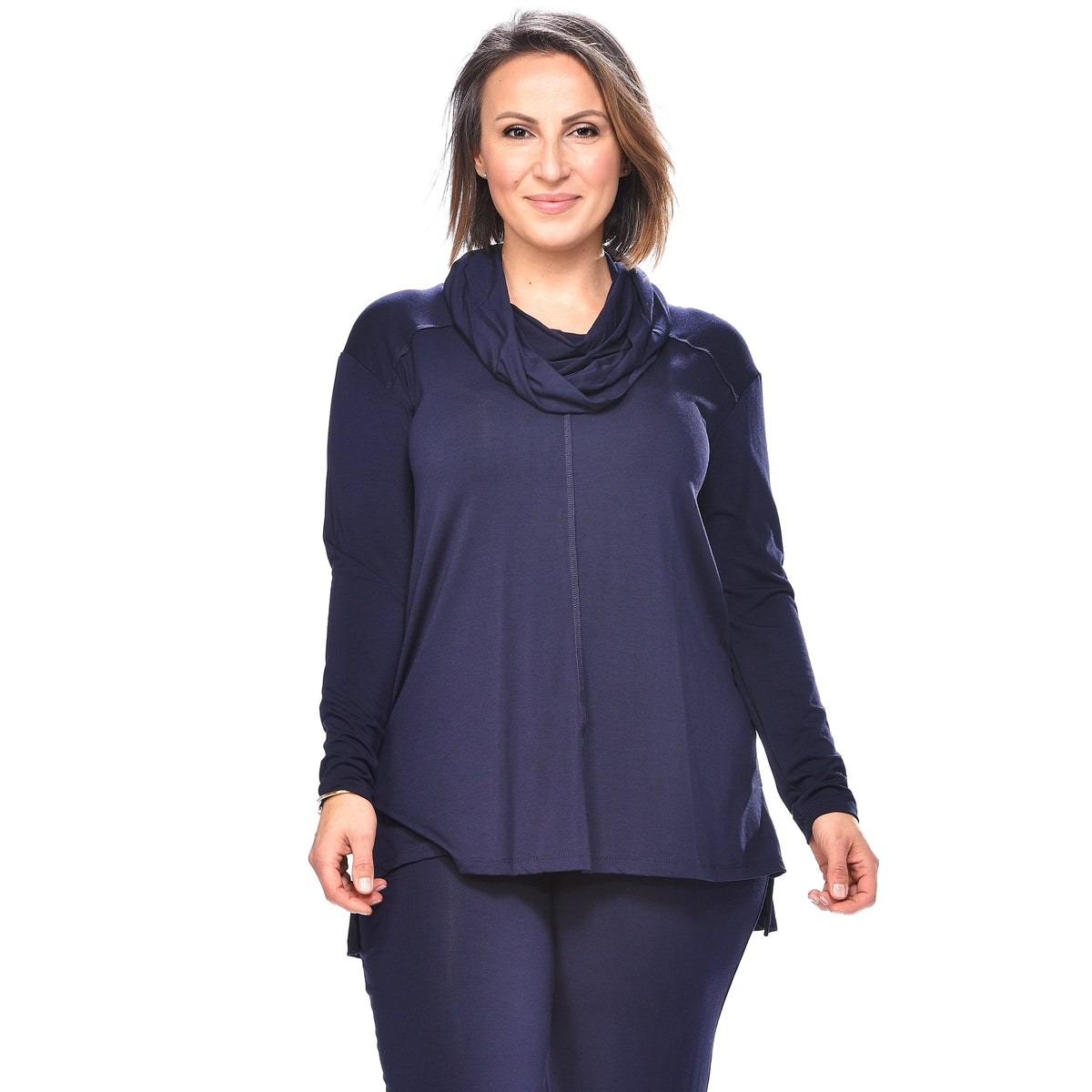 Bamboo Cowl Collar Top