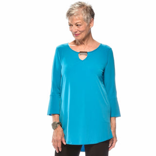 Bell Sleeve Top with Clasp