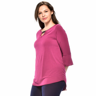 Bell Sleeve Top with Clasp