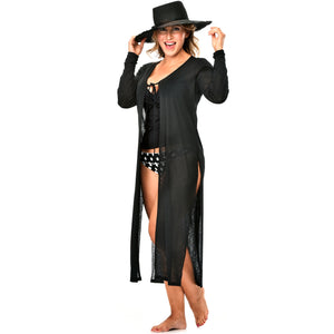 Gauze Long Cardigan