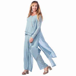 Gauze Long Cardigan Duster