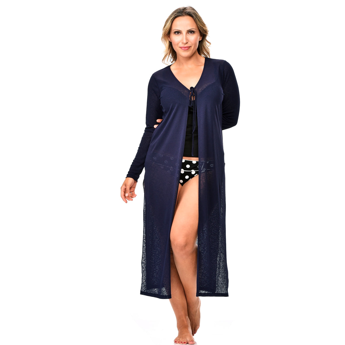 Gauze Long Cardigan