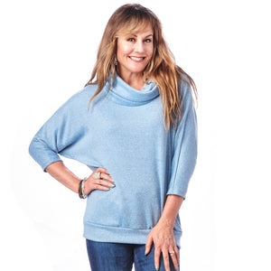 Loose Cowl Lounge Top