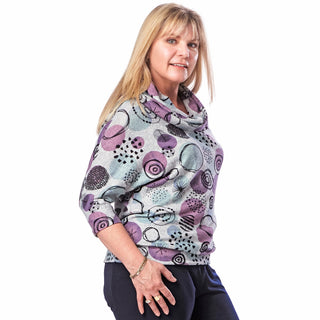 Loose Cowl Lounge Top