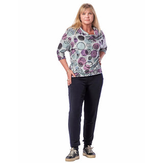 Loose Cowl Lounge Top