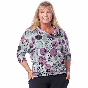 Loose Cowl Lounge Top